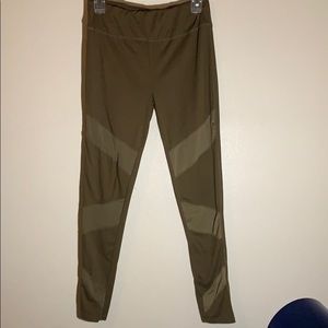 Olive green leggings